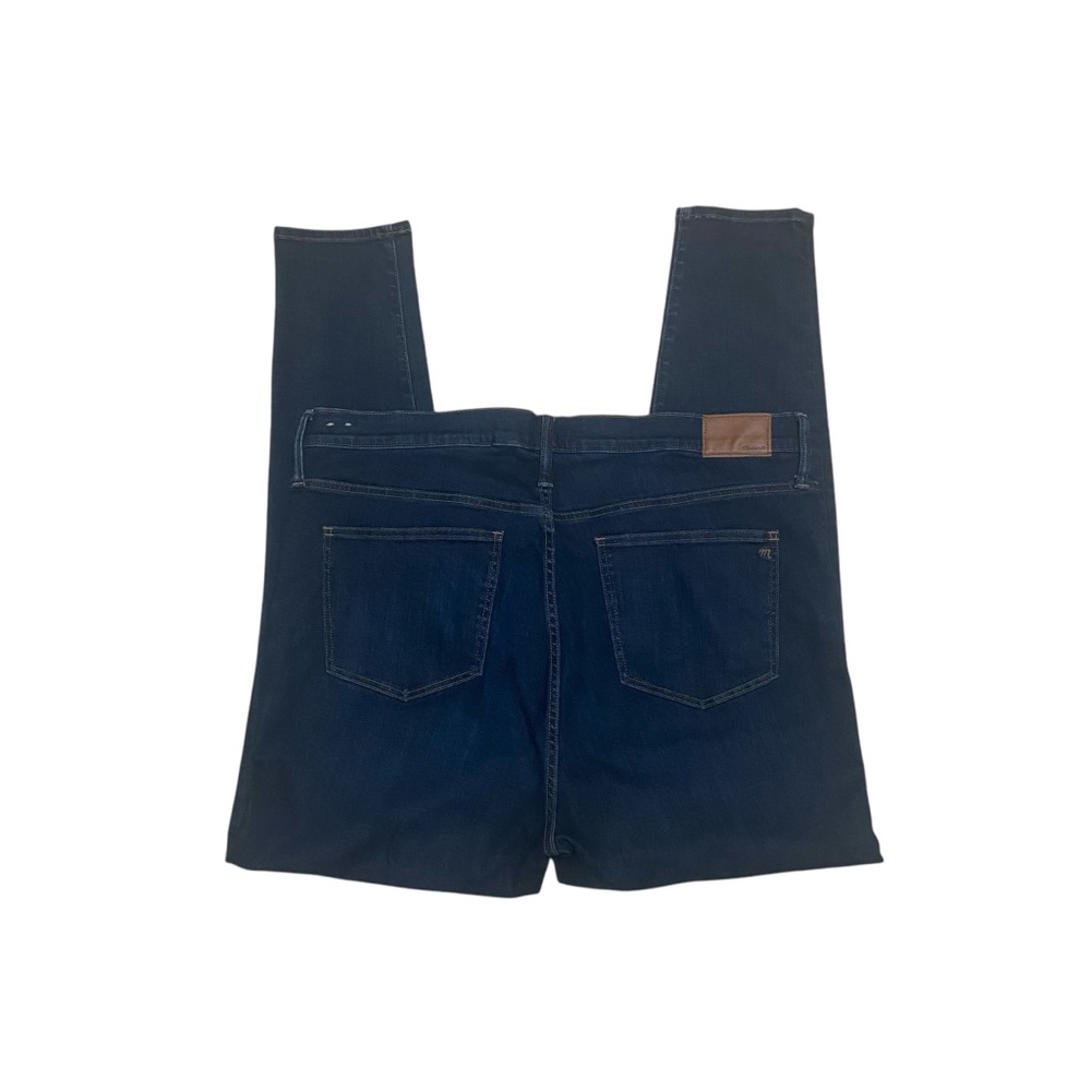 Madewell 9” High Rise Skinny Dark Wash Jeans Blue - Picture 11 of 15